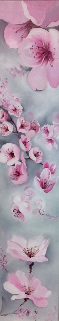 Amandier en fleurs
huile sur toile